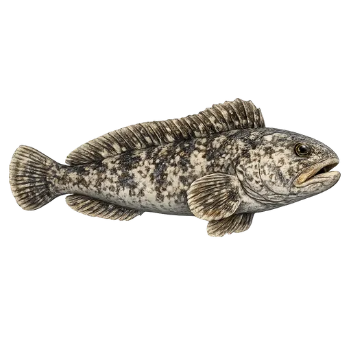 Flekksteinbit (Anarhichas minor)