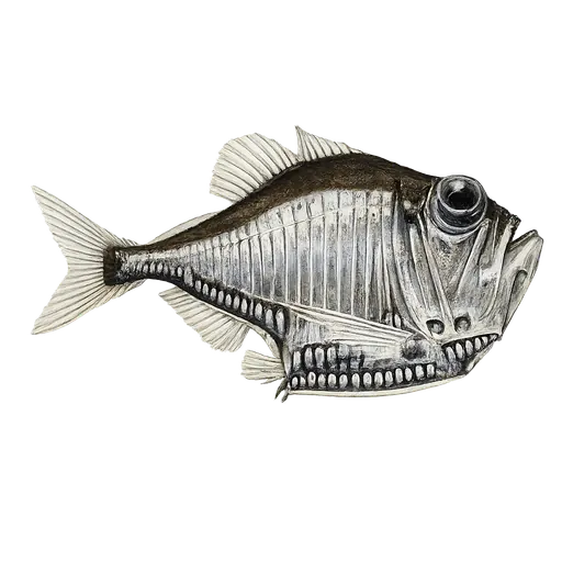 Stor perlemorsfisk (Agyropelecus olfersii)
